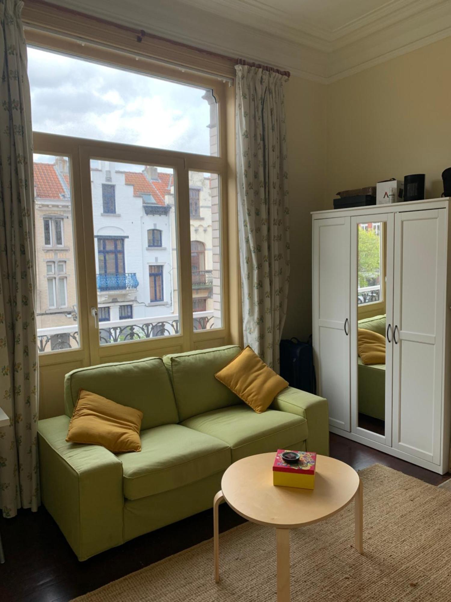 Chambre Double Dans Maison De Caractere Brussel Bagian luar foto